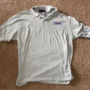 Vintage Gray Polo Shirt